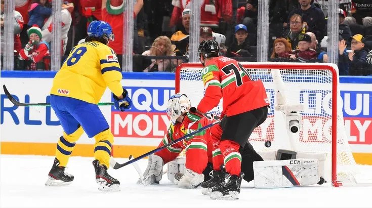 Угорщина - Швеція (Фото: IIHF)