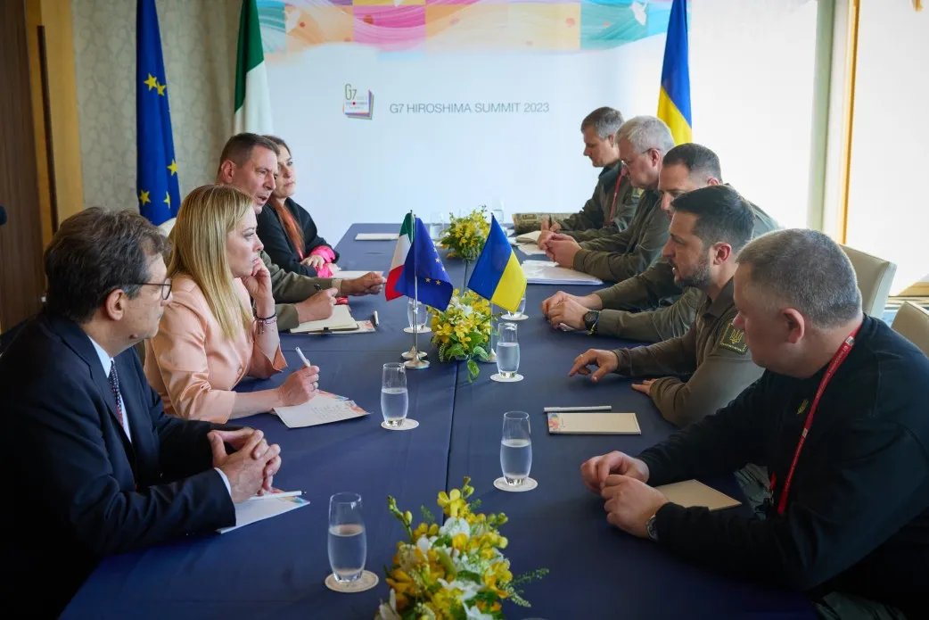 Шесть встреч в день: с кем поговорил Зеленский на саммите G7 в Японии и о чем договорились 5