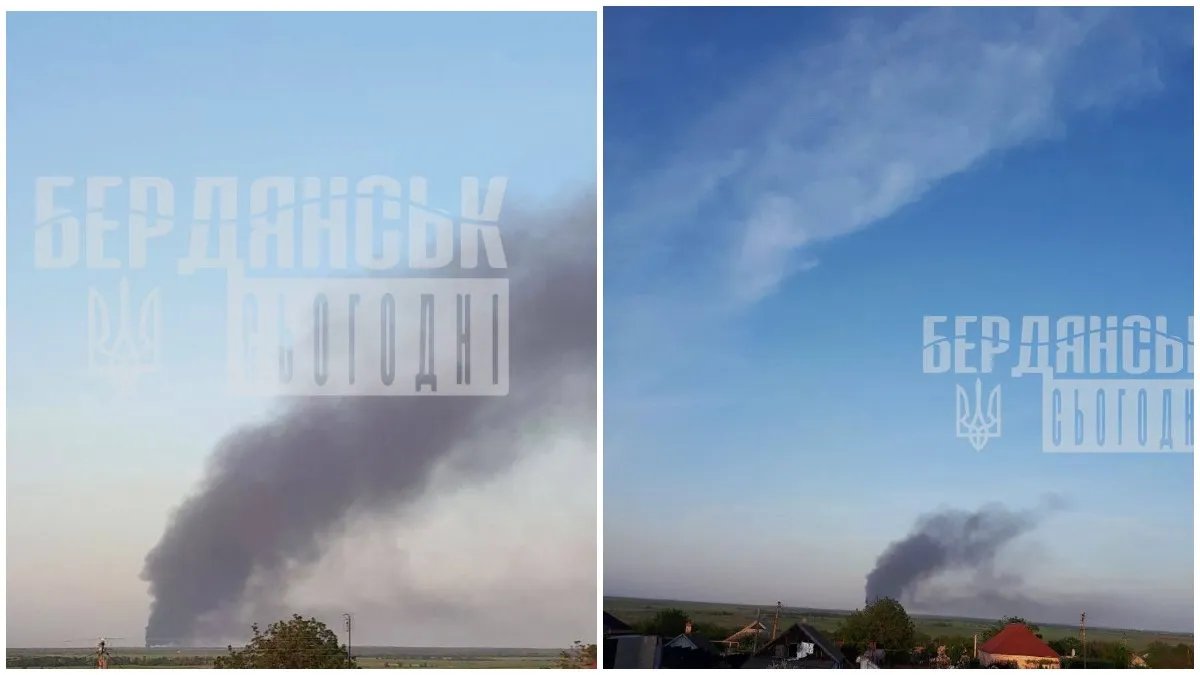 Прильоти по позиціях окупантів бердянці коментують словами "Слава Україні!". Фото: Бердянськ сьогодні Прильоти по позиціях окупантів бердянці коментують словами "Слава Україні!". Фото: Бердянськ сьогодні