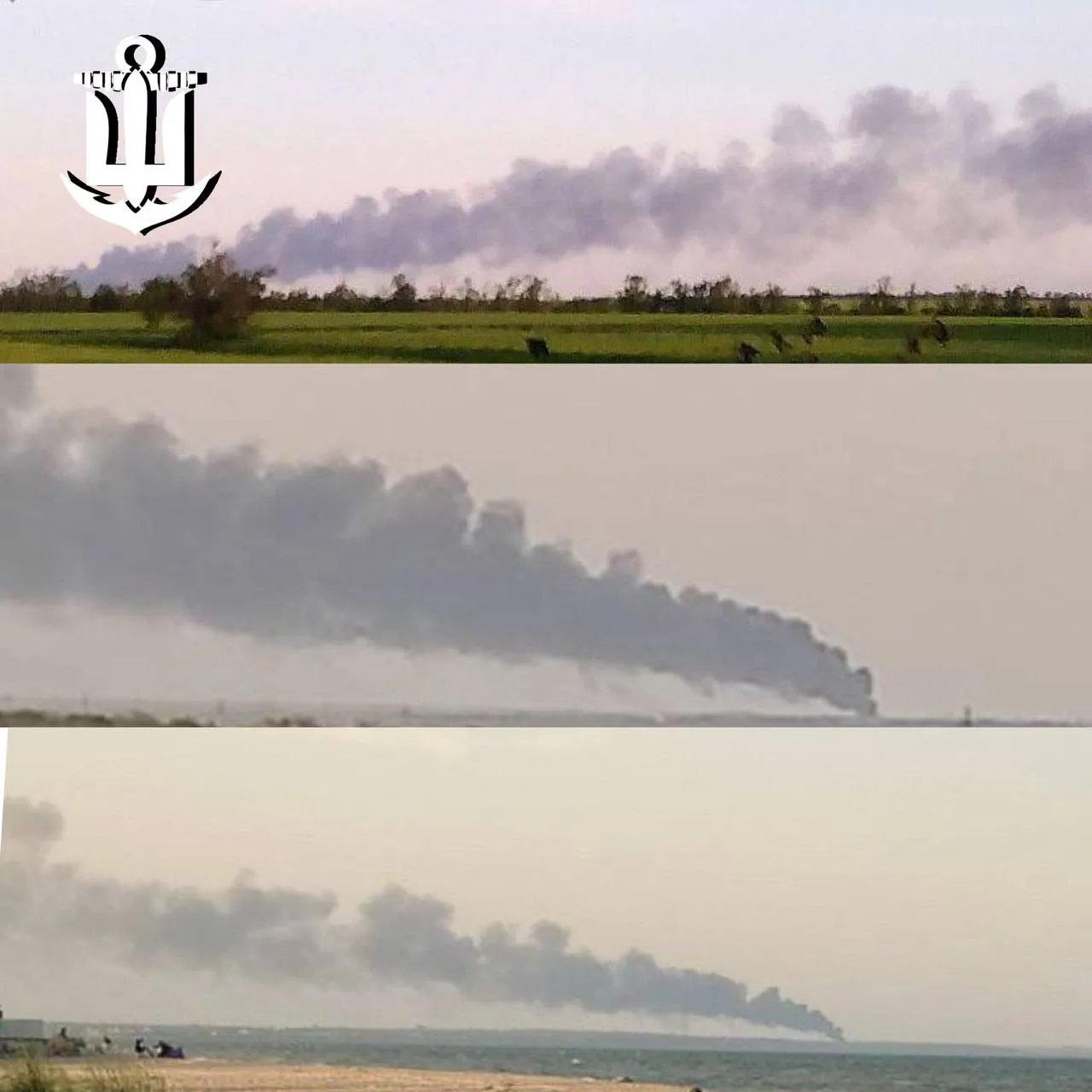 Вибухи на полігоні у Новопетрівцях. Фото: Бердянськ онлайн Вибухи на полігоні у Новопетрівцях. Фото: Бердянськ онлайн