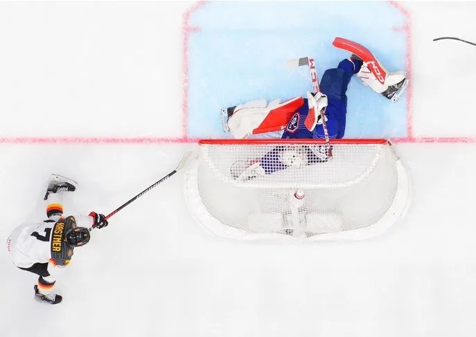 Германия - Франция (Фото: IIHF)