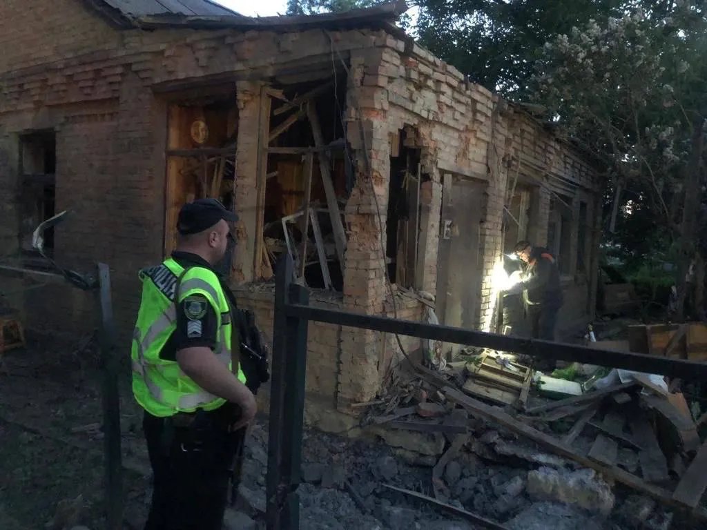 Наслідки атаки на Київщині Наслідки атаки на Київщині