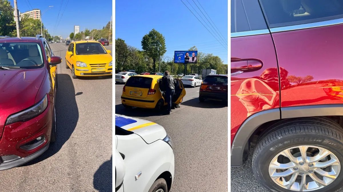 Певица YAGODA попала в аварию в Киеве — фото с места ДТП