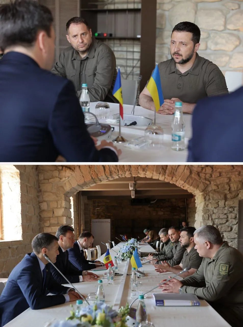 Зеленський на зустрічі з Доріном Речаном