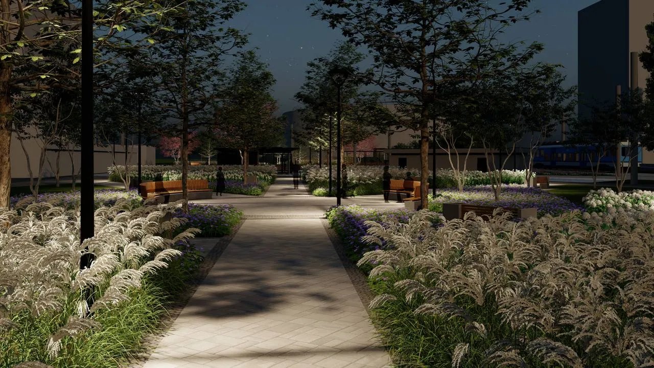 Проєкт нового скверу поблизу станції метро Героїв Дніпра в Оболонському районі Києва Проєкт нового скверу поблизу станції метро Героїв Дніпра в Оболонському районі Києва