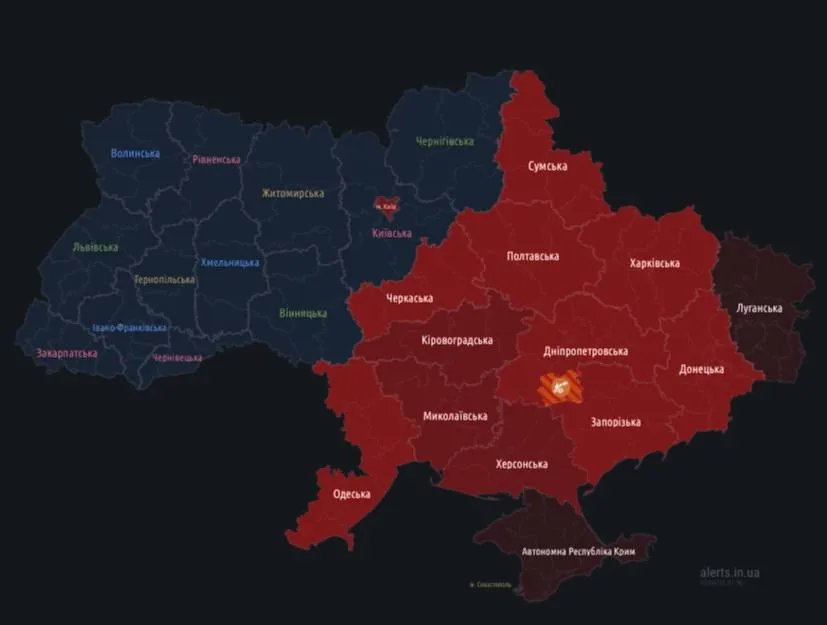 Повітряна тривога Тривога в Україні 2 червня