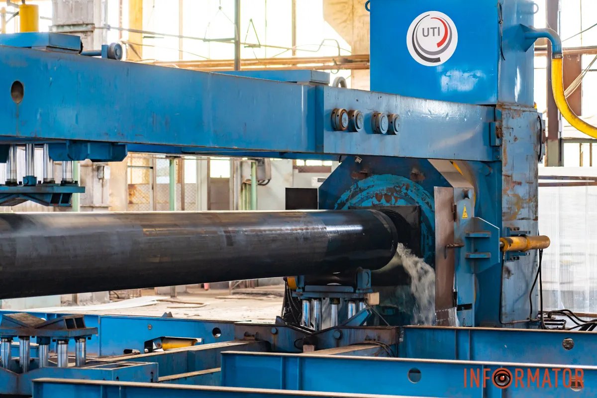 Гідровипробування труб на НВП “Укртрубоізол” 