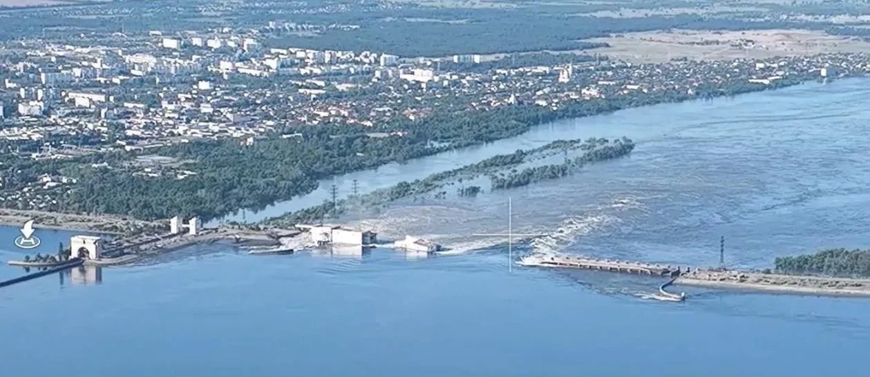 Ось так зараз виглядає Каховська ГЕС