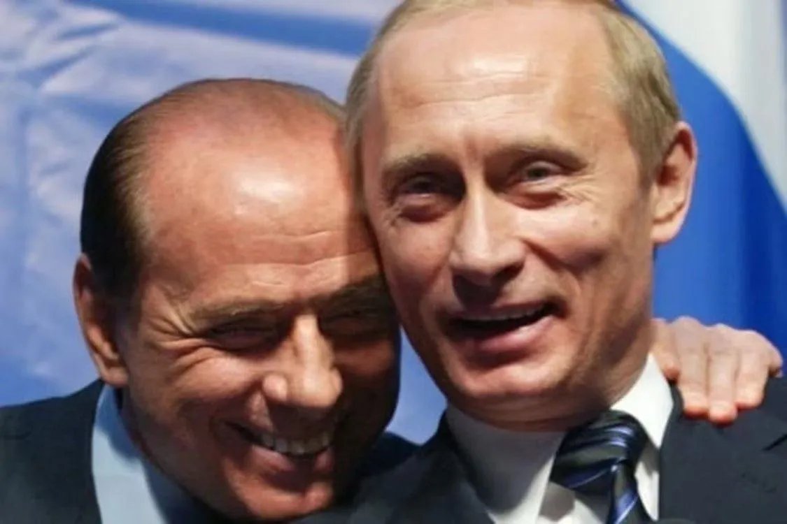 Берлусконі та путін