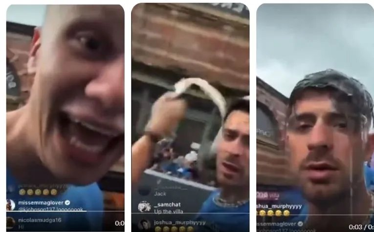 Гріліша викупали по багатому. Скріншот на основі соцмереж