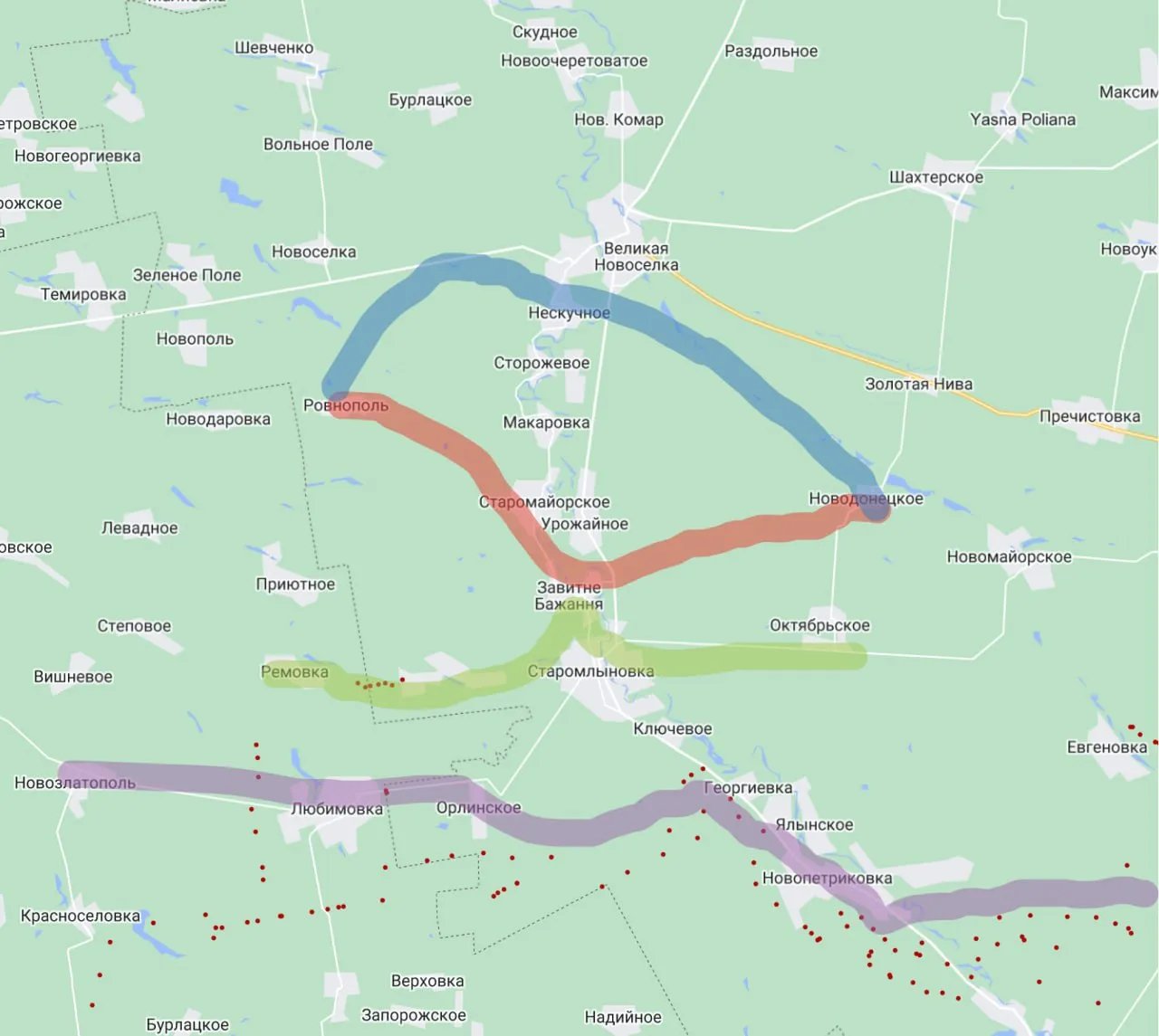 Карта лінії оборони рф Карта лінії оборони рф
