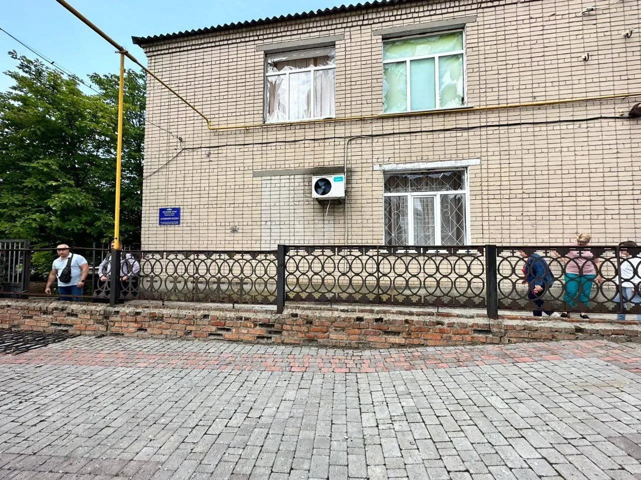 Наслідки обстрілу Білозерки