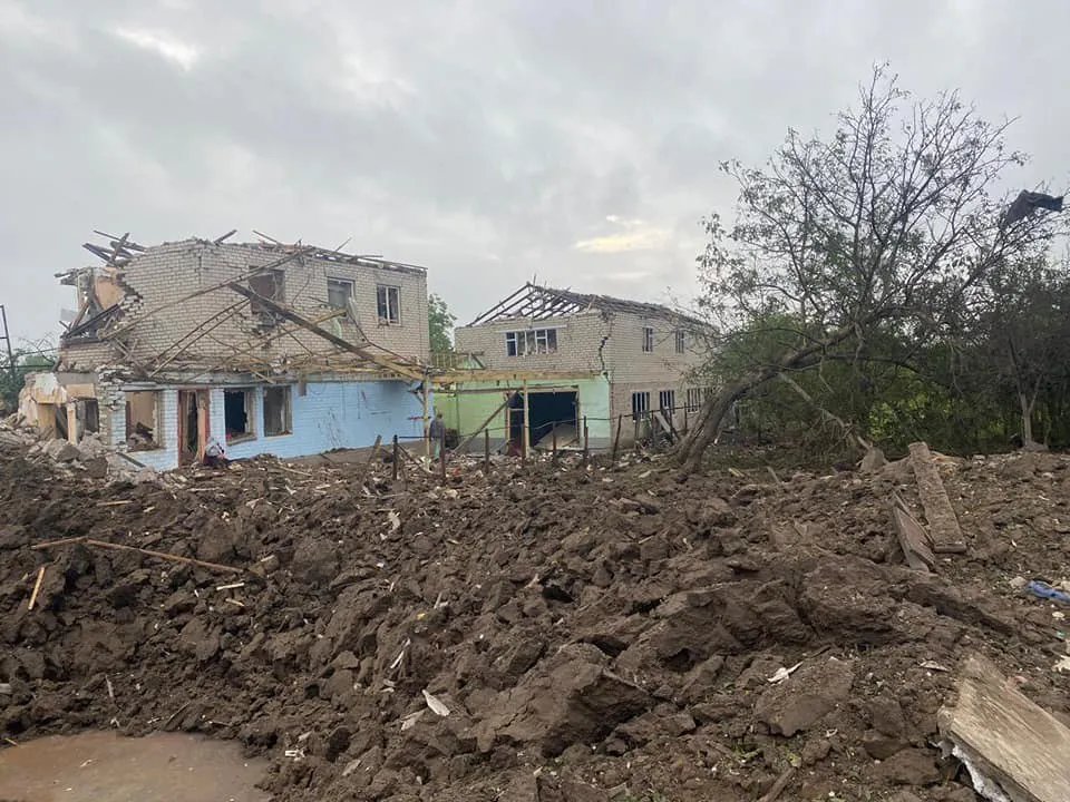 Наслідки обстрілу приватного сектору Краматорська