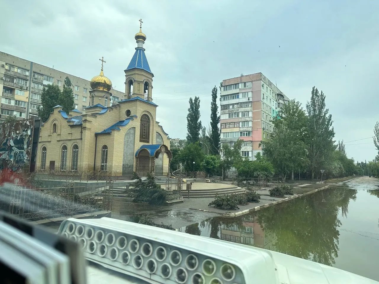 Херсонський мікрорайон Острів найбільше постраждав через підрив окупантами Каховської ГЕС