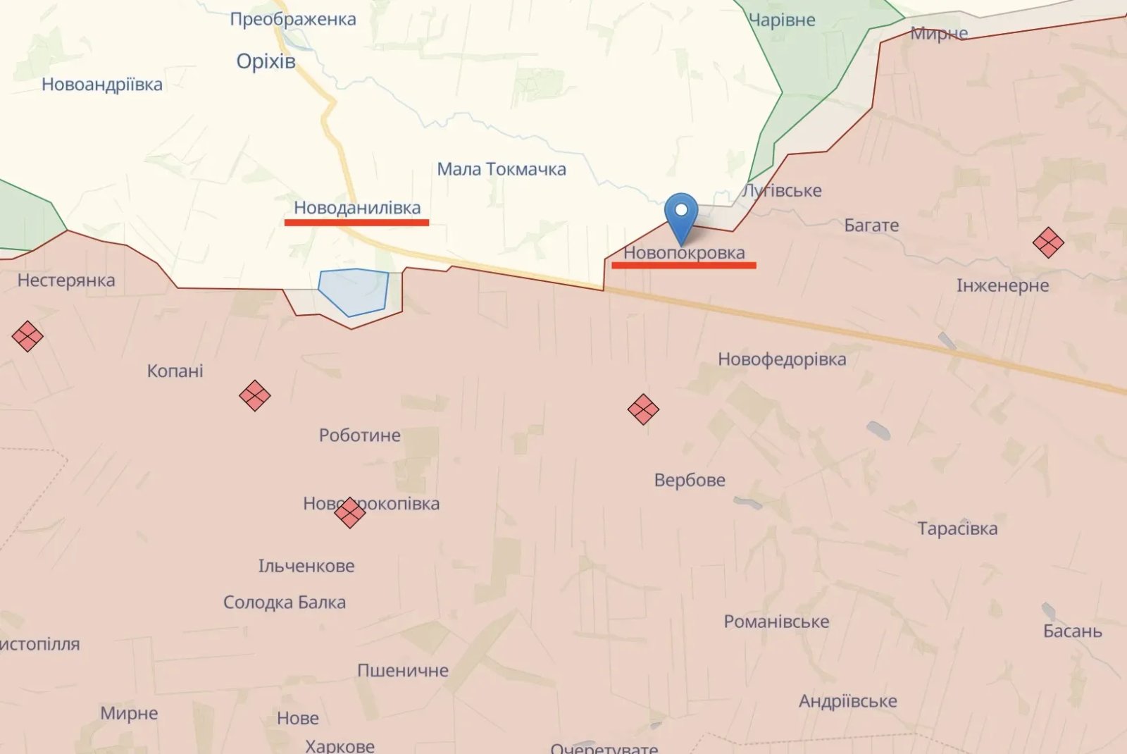 Новоданилівка та Новопокровка Новоданилівка та Новопокровка