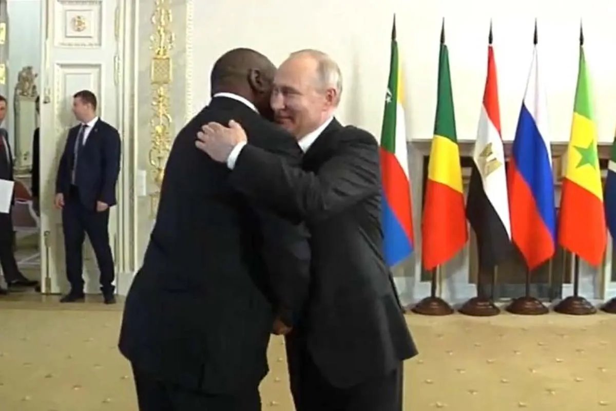 Рамафоса і путін Рамафоса і путін