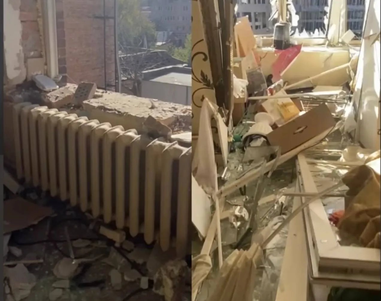 У будинку вилетіли всі вікна