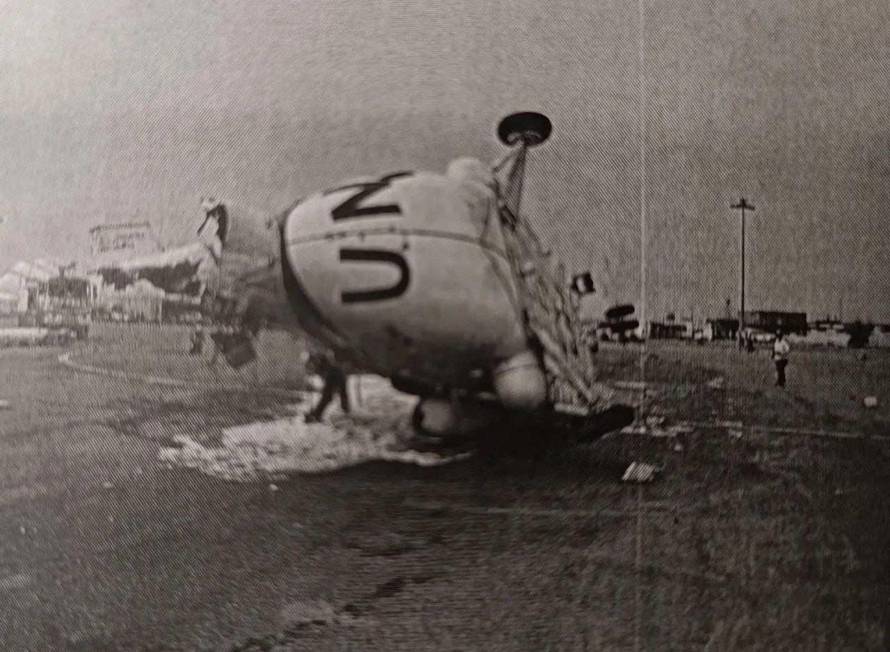 Уламки українського гелікоптера. Фото: t.me/oleksiihoncharenko