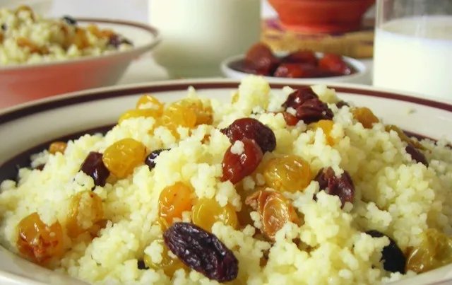 Алжирский масфуф из кускуса Алжирский масфуф из кускуса