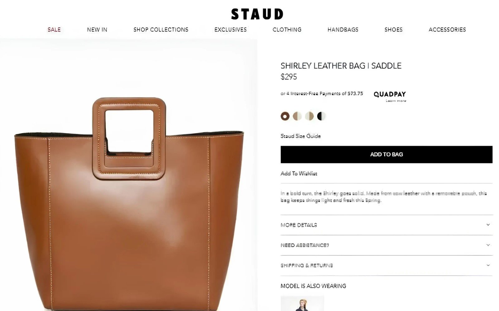 Сумка бренду Staud коштує $295:враховуючи її походження - цуцілком "бюджетно"