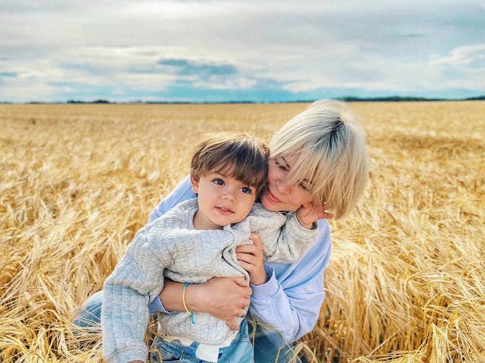 Ната Жижченко с сыном Александром