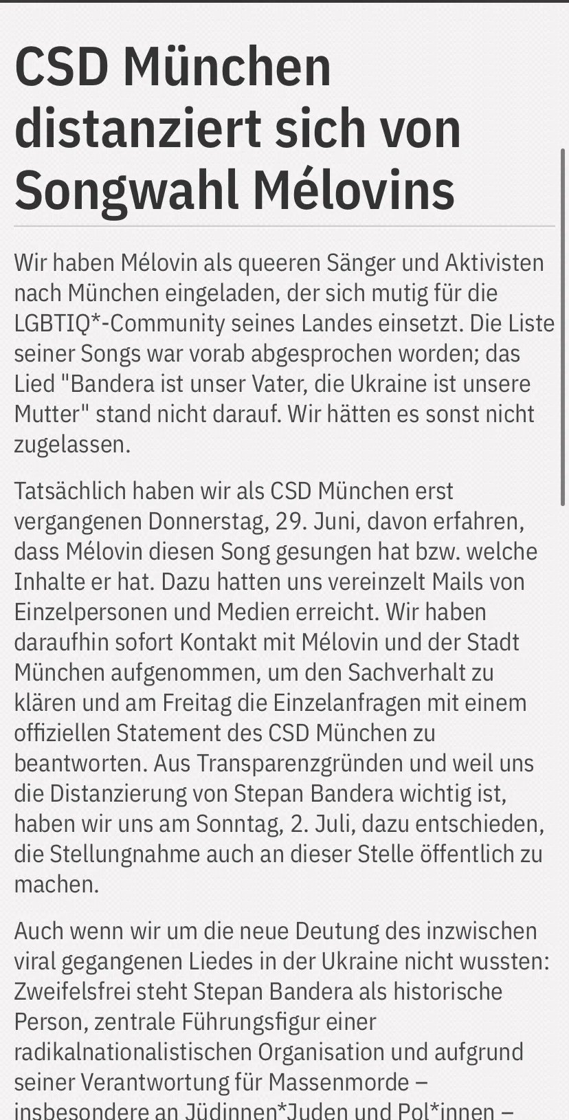 Німецькі ЗМІ звинуватили співака у радикалізмі