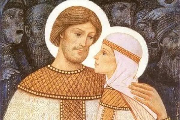 Петро і Февронія були канонізовані на церковному соборі 1547 року