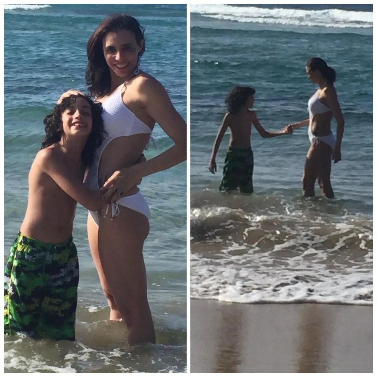 Мать Леандро продолжает публиковать в соцсетях совместные фото с сыном