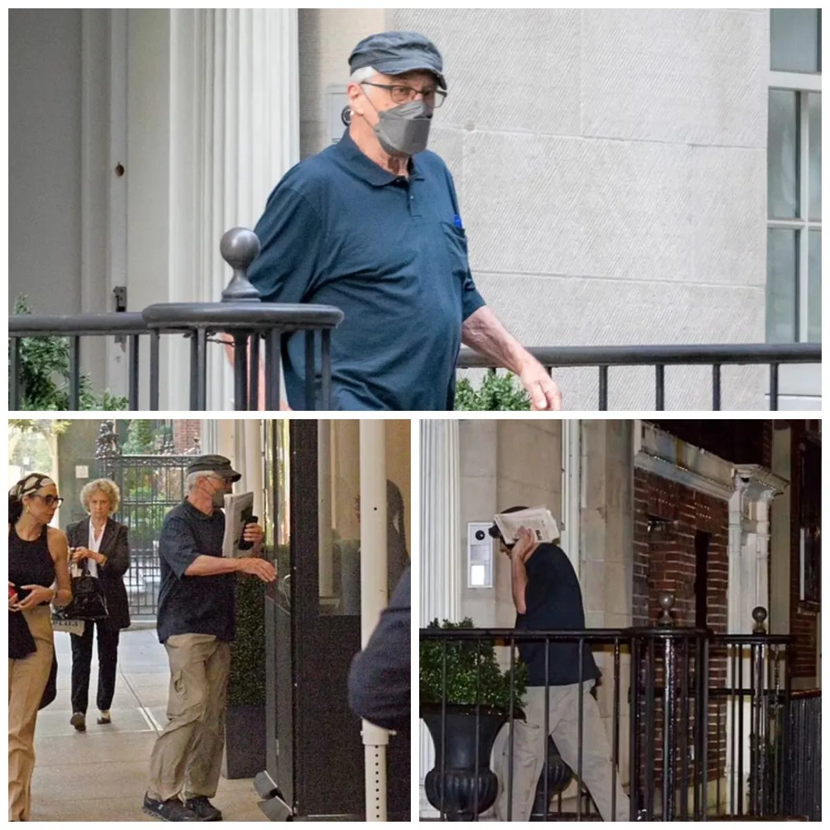 Роберт Де Ниро посещает похоронную организацию