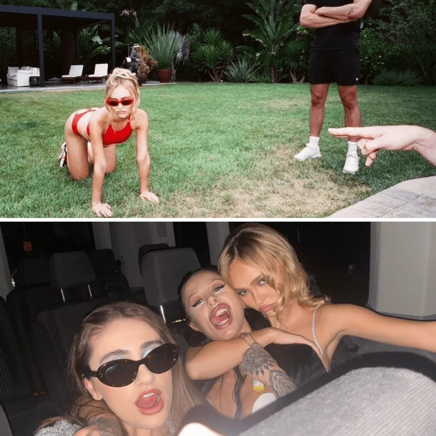 Лілі-Роуз із колегами на заслуженому відпочинку