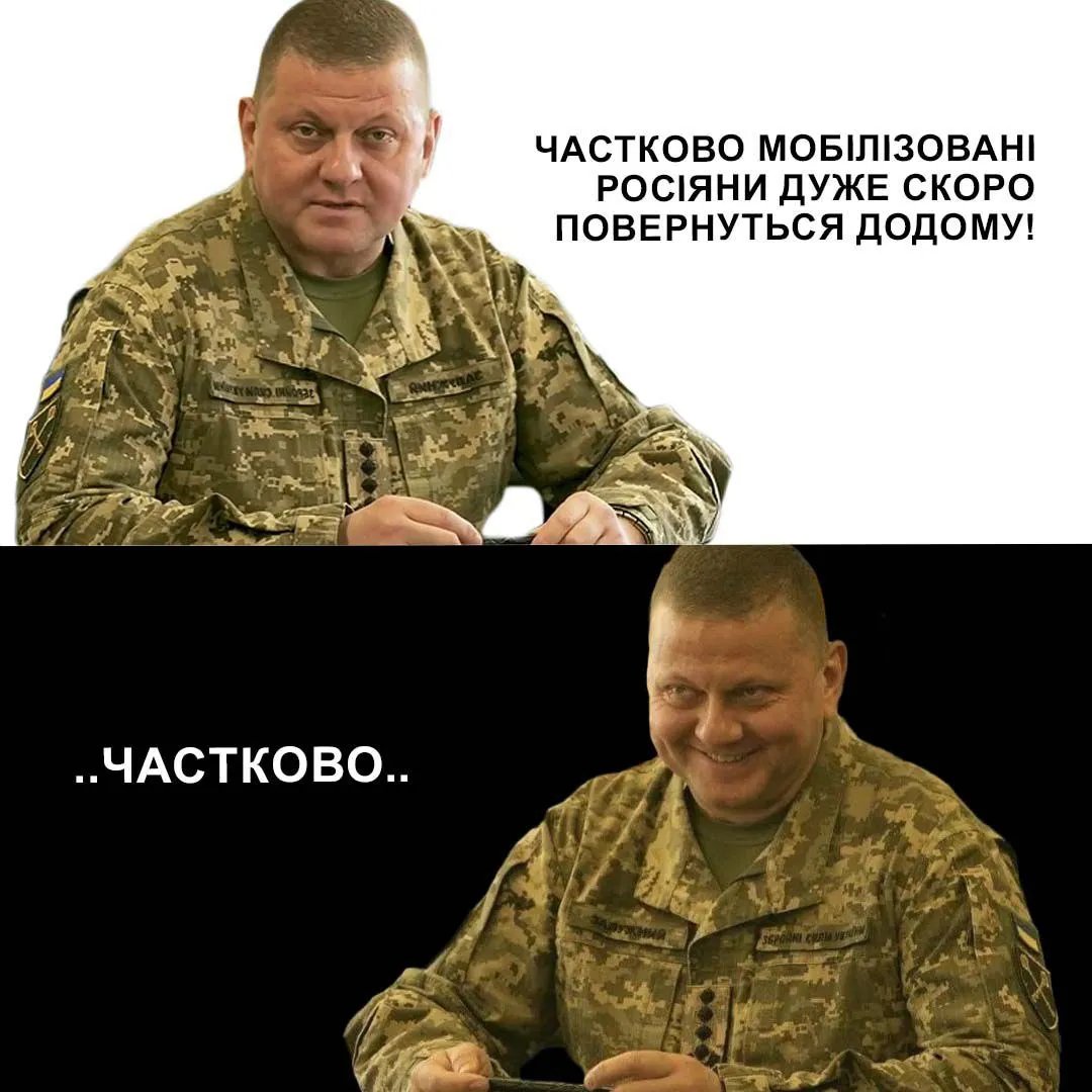 Залужний щось знав)