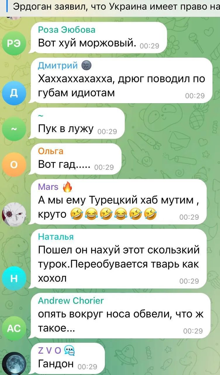 Як росіяни реагують на слова Ердогана про членство України в НАТО Як росіяни реагують на слова Ердогана про членство України в НАТО