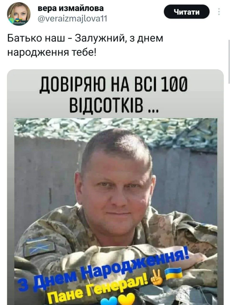 Привітання з Twitter