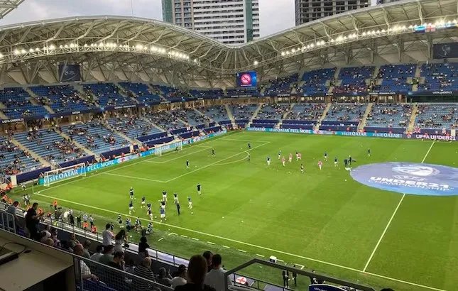 Команди на розминці (Фото:УЄФА)