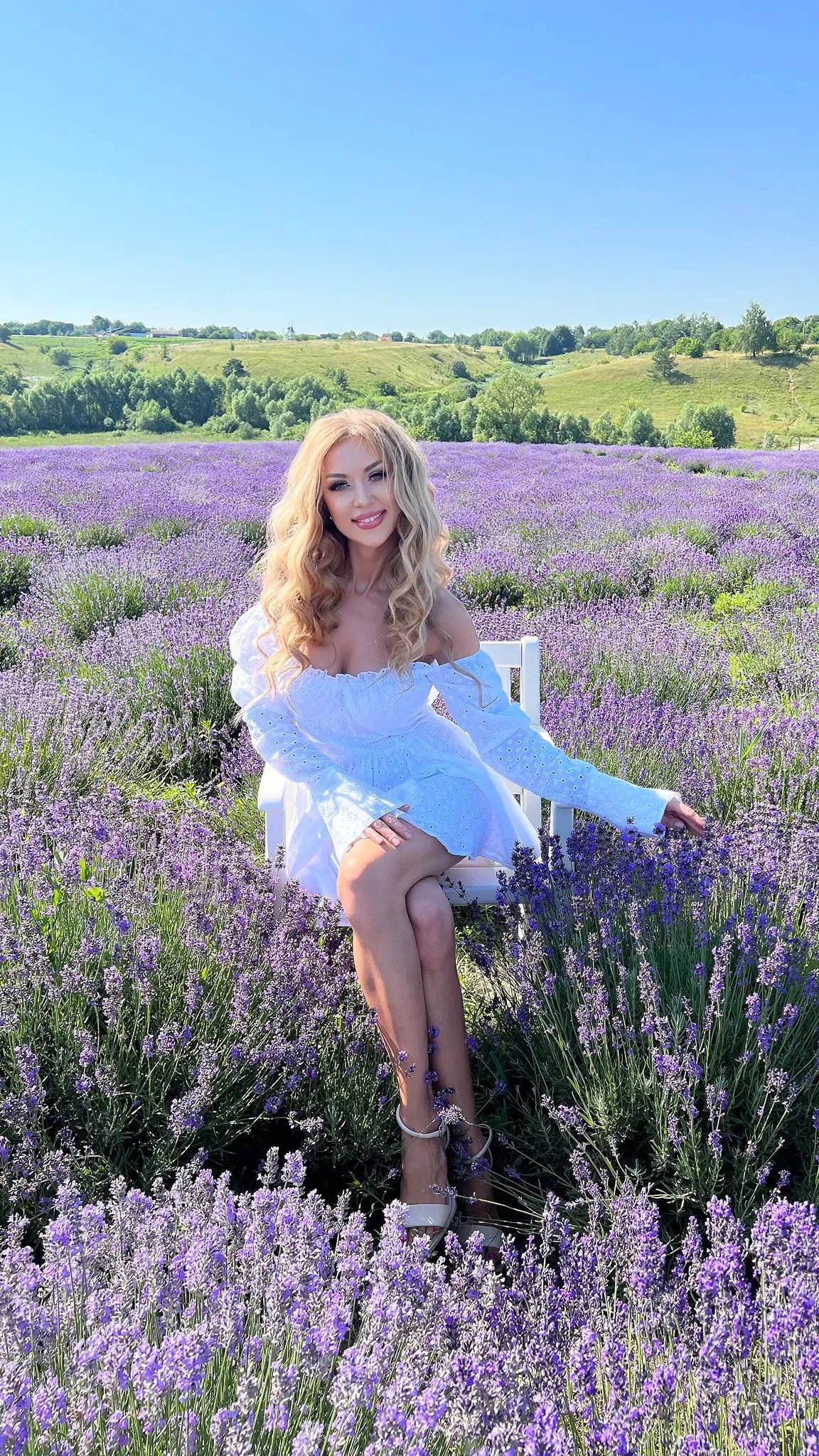 Одна з локацій - лавандове поле. 