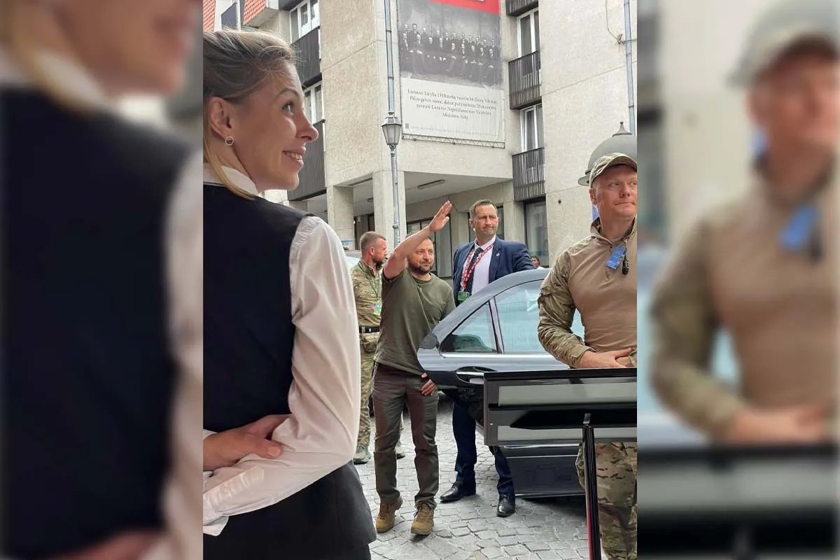 Зеленський у Вільнюсі Зеленський у Вільнюсі