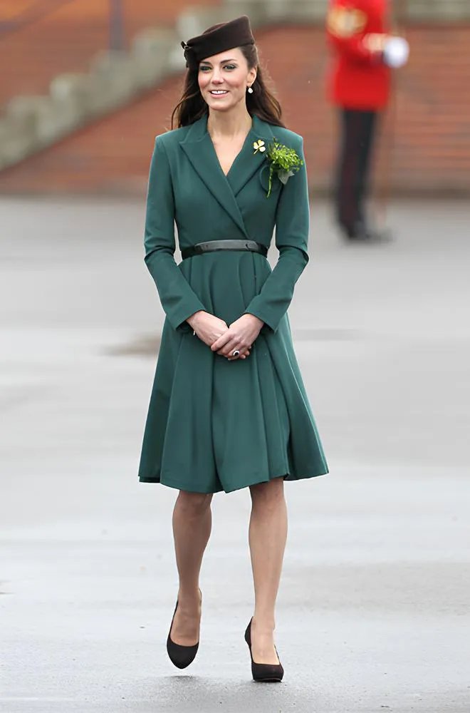 Кейт часто выбирает сдержанные оттенки