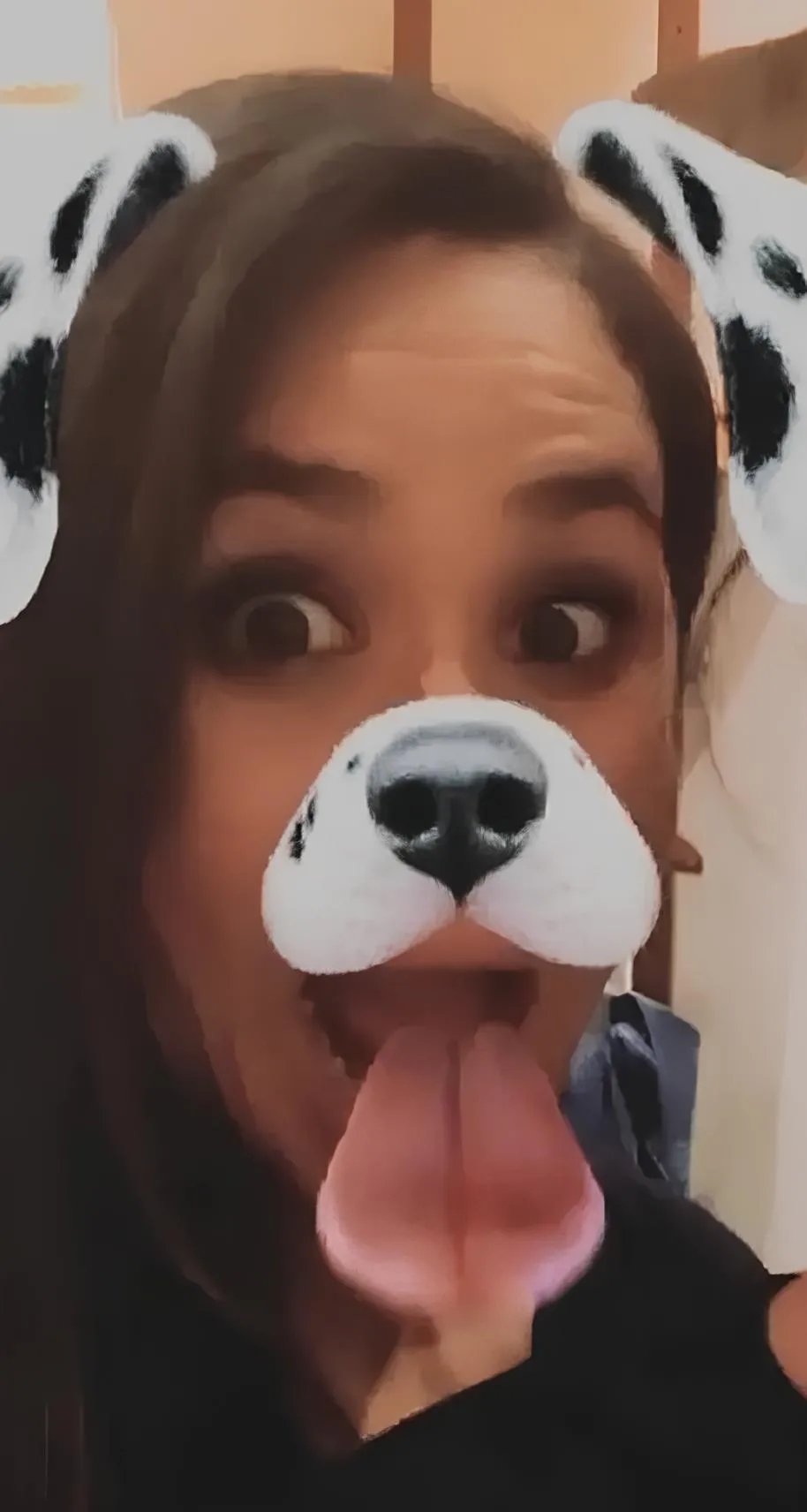 Меган Маркл в образе собачки под Insta-маской