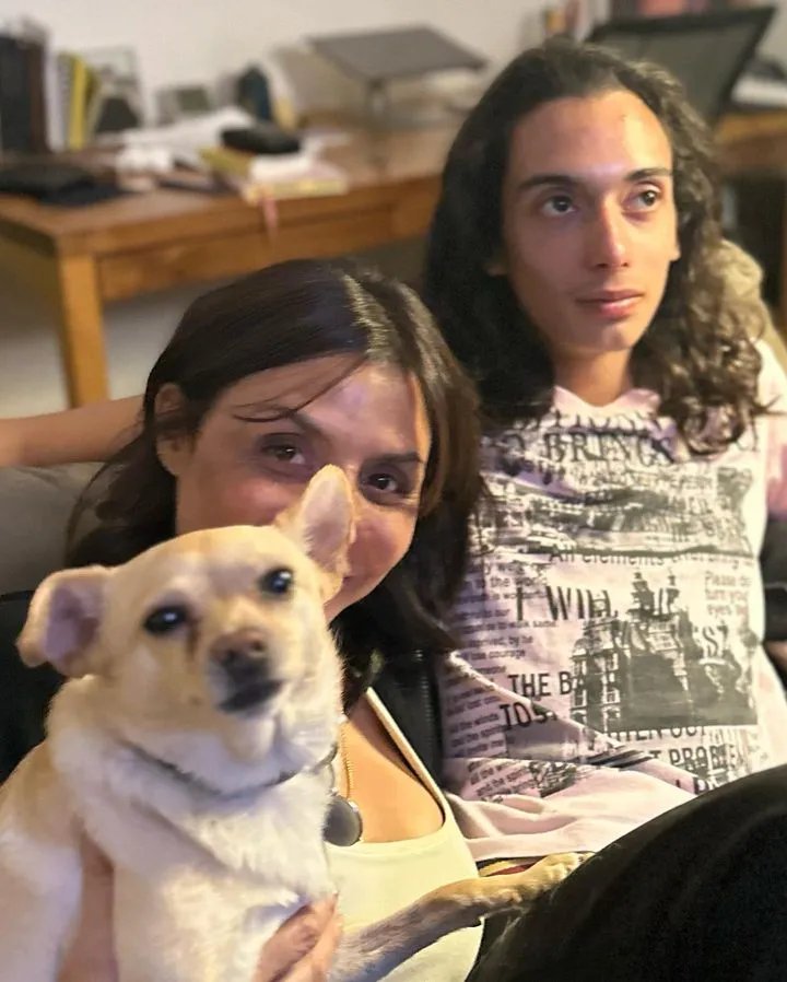 Дрена Де Ніро з сином Леандро