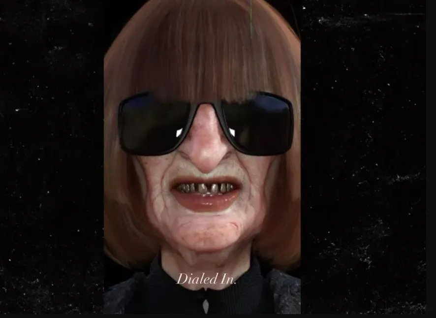 Ймовірна голограма Анни Вінтур, яку створив штучний інтелект