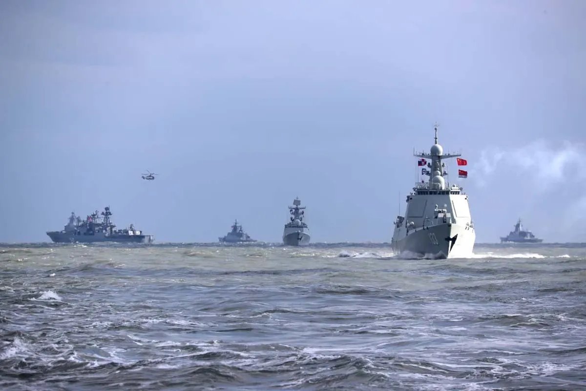 Флот Китая и России Флот Китая и России