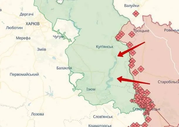 Карта боїв