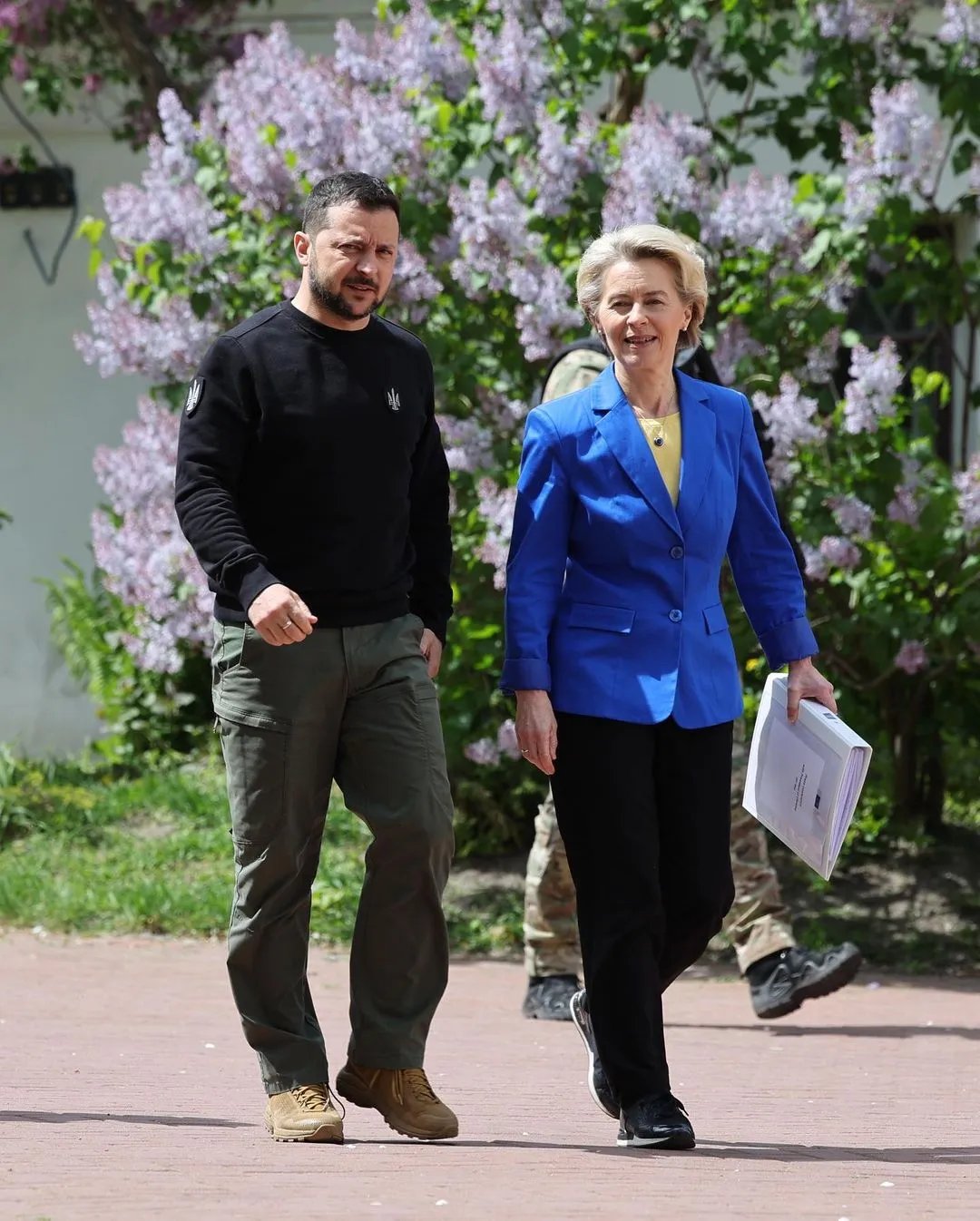 З президентом України Володимиром Зеленським під час робочого візиту до української столиці