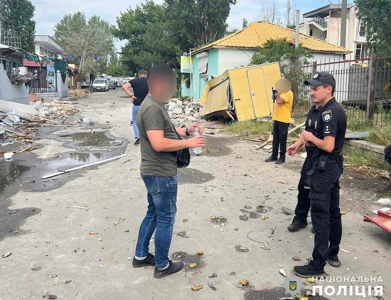 Удар по Коблево