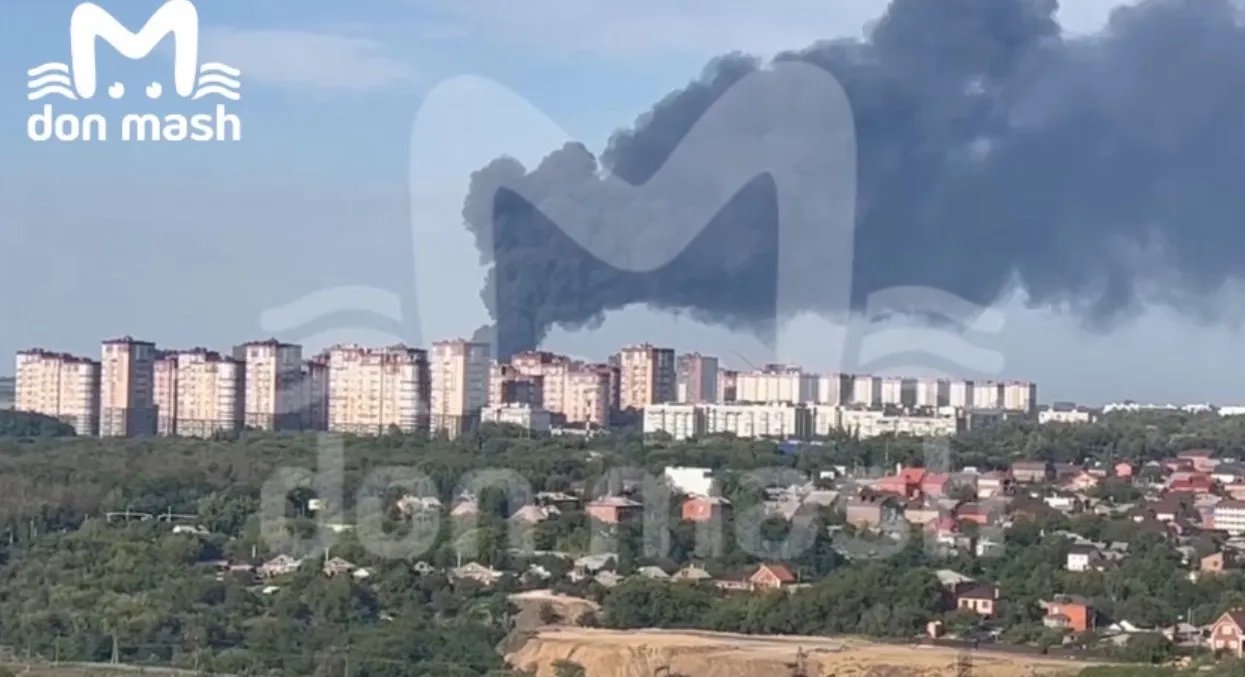Дим від пожежі було видно практично з іншого кінця міста