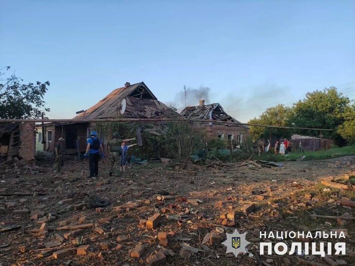 Последствия обстрелов Донетчины