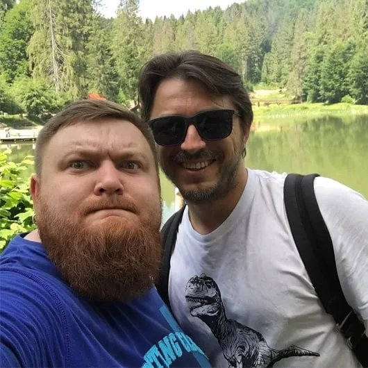 Володимир Жогло та Сергій Притула.
