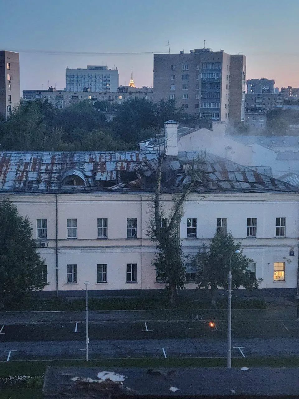 Наслідки атаки БПЛА по Москві