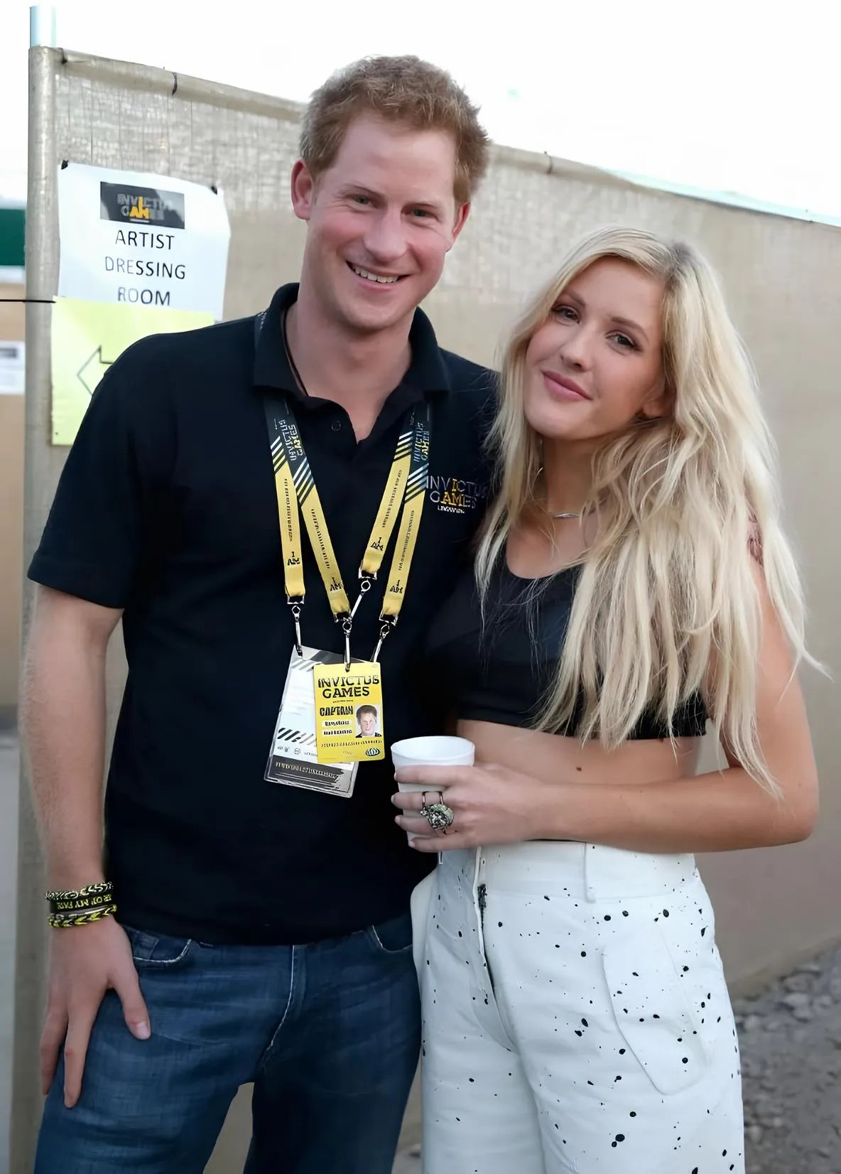 Молодые Кэролайн и Гарри