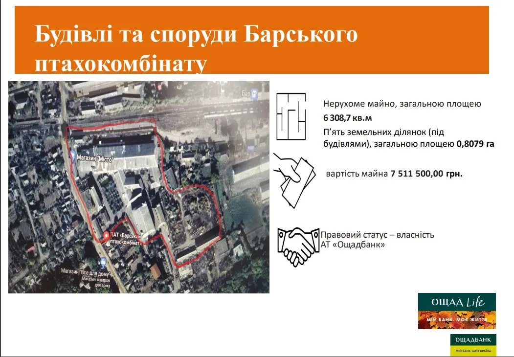 Ощадбанк продає птахофабрику на Вінниччині: скільки просять за нерухомість 1